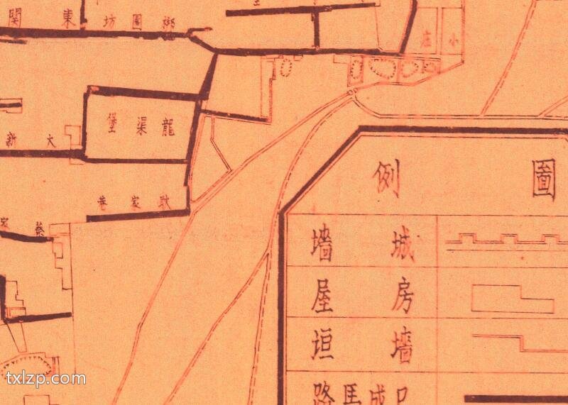 1946年《西安市城关图》预览图2