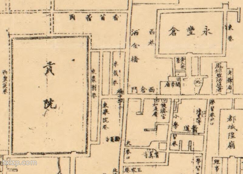 1893年西安《陕西省城图》预览图2