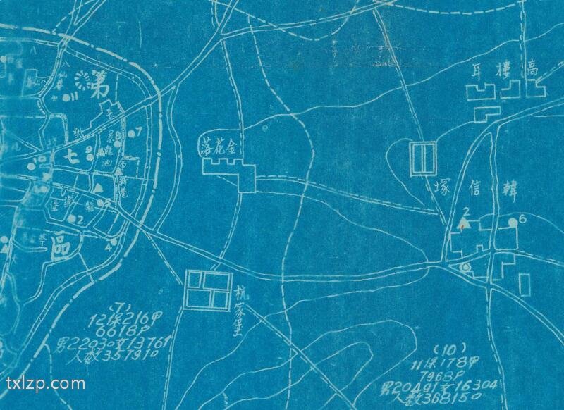 1948年《西安行政区域图》预览图3