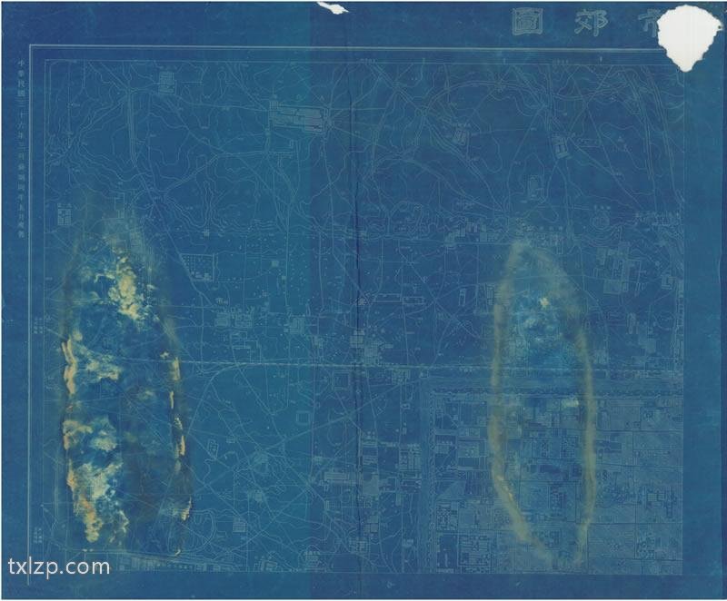 1947年《西安市市郊图》预览图
