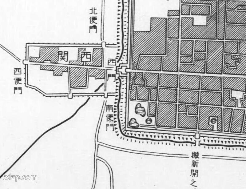 1940年《西安城图》预览图2