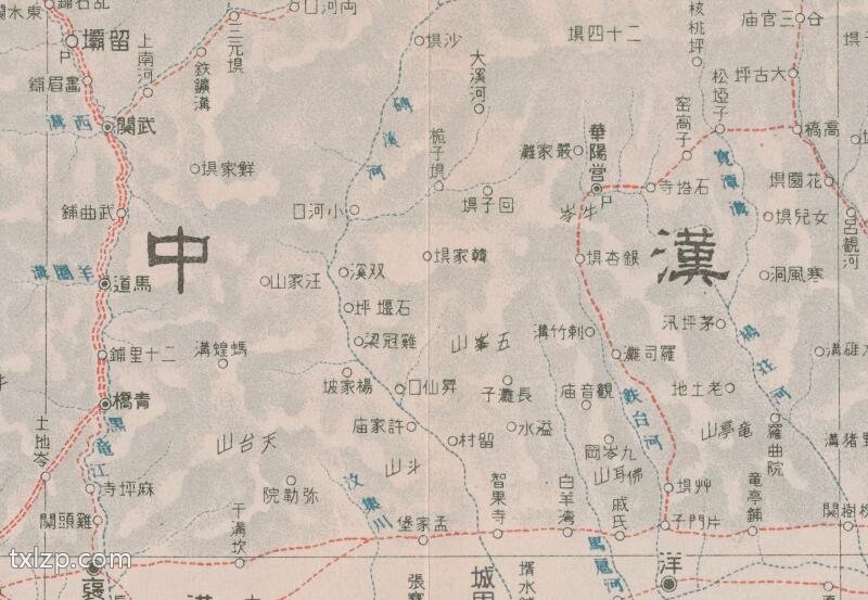 1899年《西安》府及周边府县地图预览图3