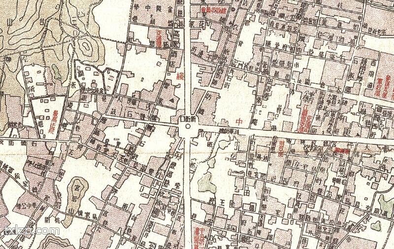 1933年《新测南京城市详图》预览图1