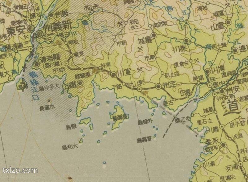 1943年《新满洲国全图》预览图2