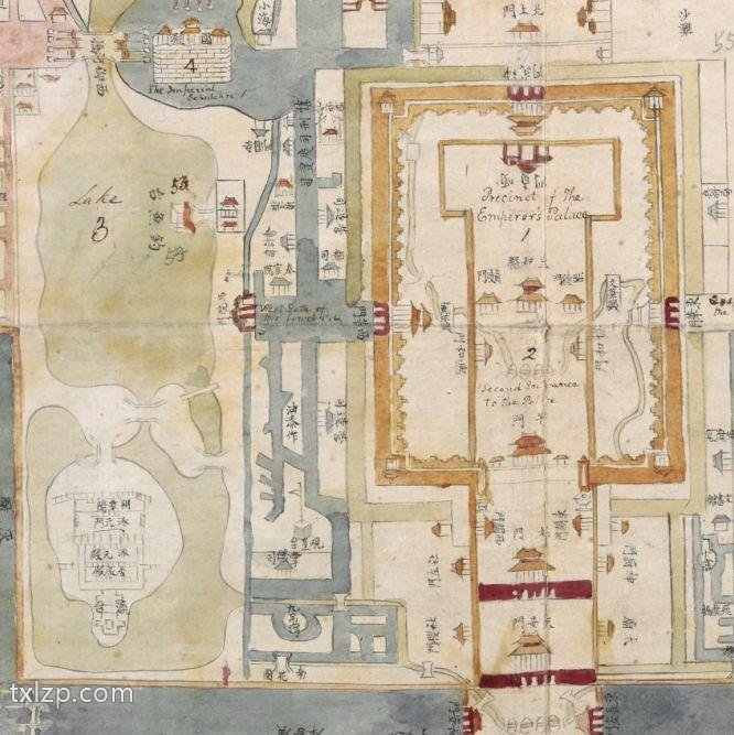 1747年《北京内城图》预览图1