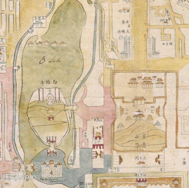 1747年《北京内城图》预览图2