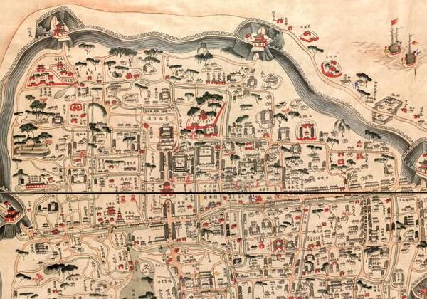 1846年《宁郡地舆图》宁波地图缩略图