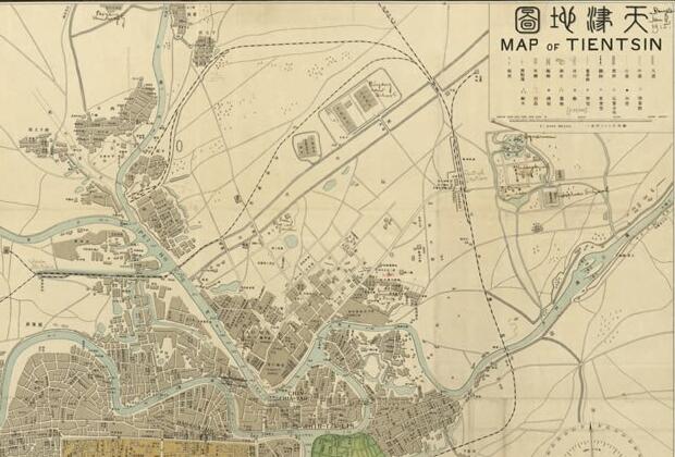 1913年《天津地图》缩略图