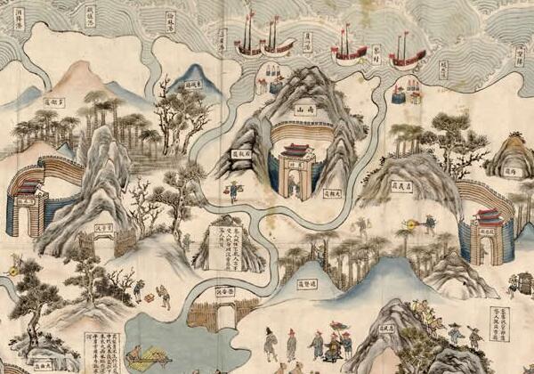 1836年《琼郡地舆全图》缩略图