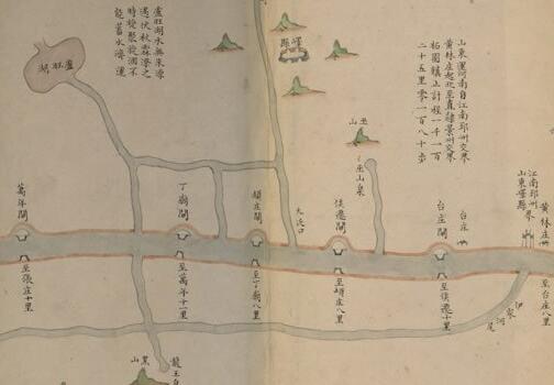 1855年《山东通省运河情形全图》