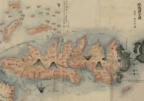 1785年《虾夷国全图》缩略图