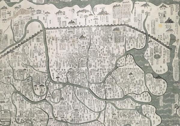 1743年《天下古今舆地图》缩略图