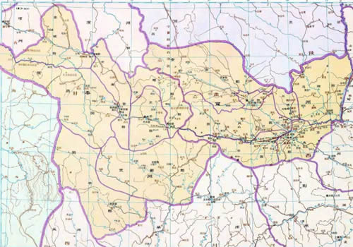 西晋雍州、秦州地图全图