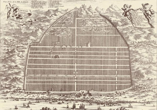 1665年广州市地图缩略图