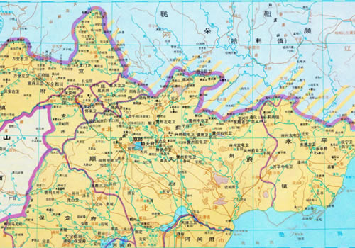 明朝 顺天府附近地图缩略图