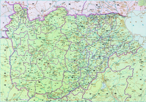 北宋 河北东路、河北西路、河东路地图缩略图