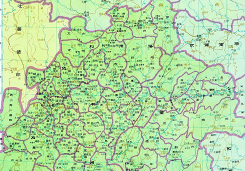 北宋 成都府路 梓州路 利州路 夔州路地图缩略图