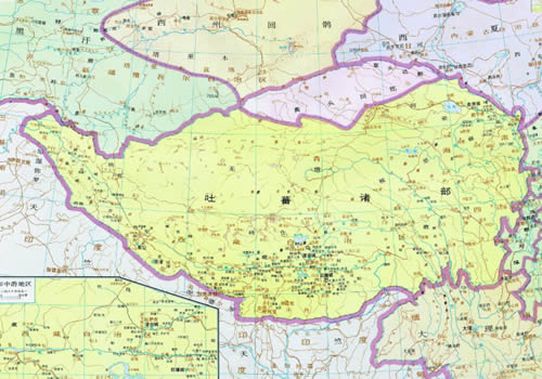 北宋 吐蕃诸部地图全图缩略图