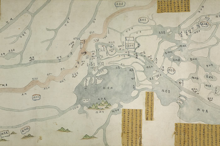 岳阳至长江入海及自江阴沿大运河至北京故宫水道彩色图预览图1