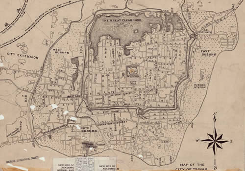 1914年《济南地图》缩略图