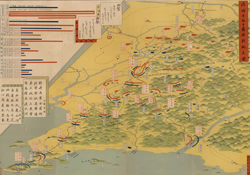1927年《满洲方面日露陆战概见图》缩略图