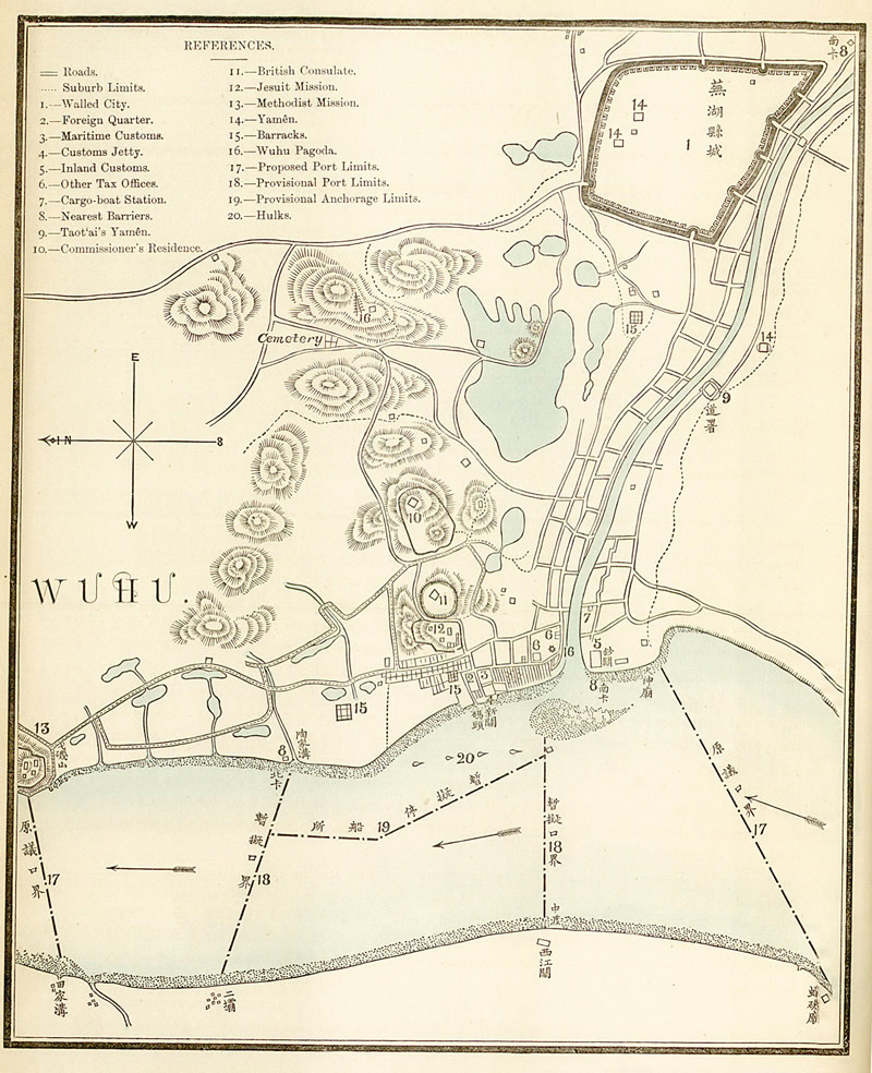约1882-1891年《芜湖港口图》预览图