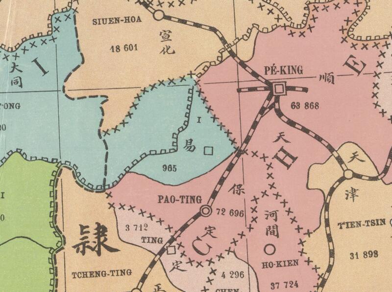 1911年《中国各府天主教图》预览图1