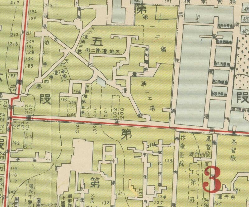 1938年《太原日本人营业别案内图》预览图1