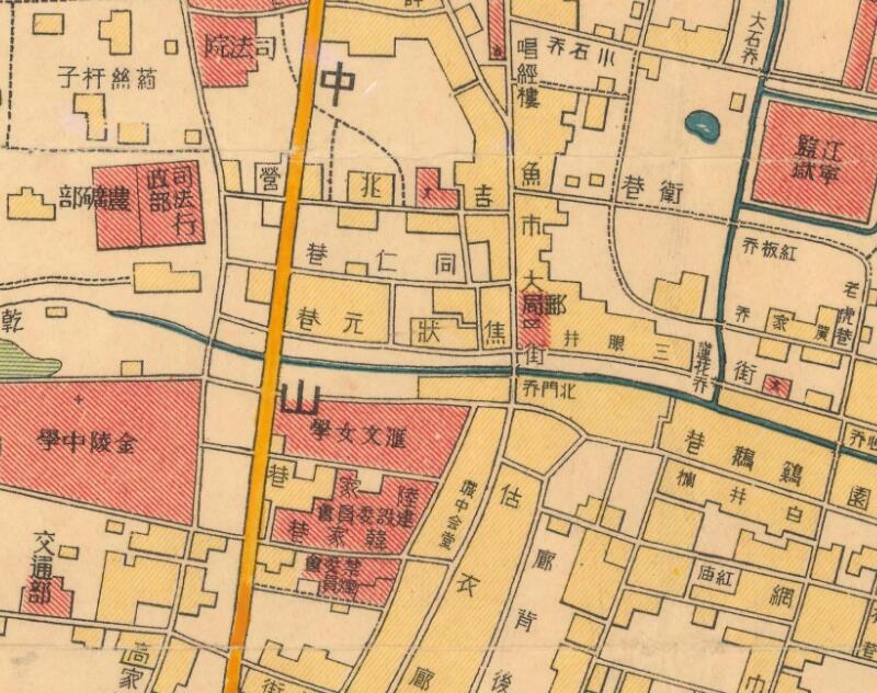 1930年《最新南京全图》