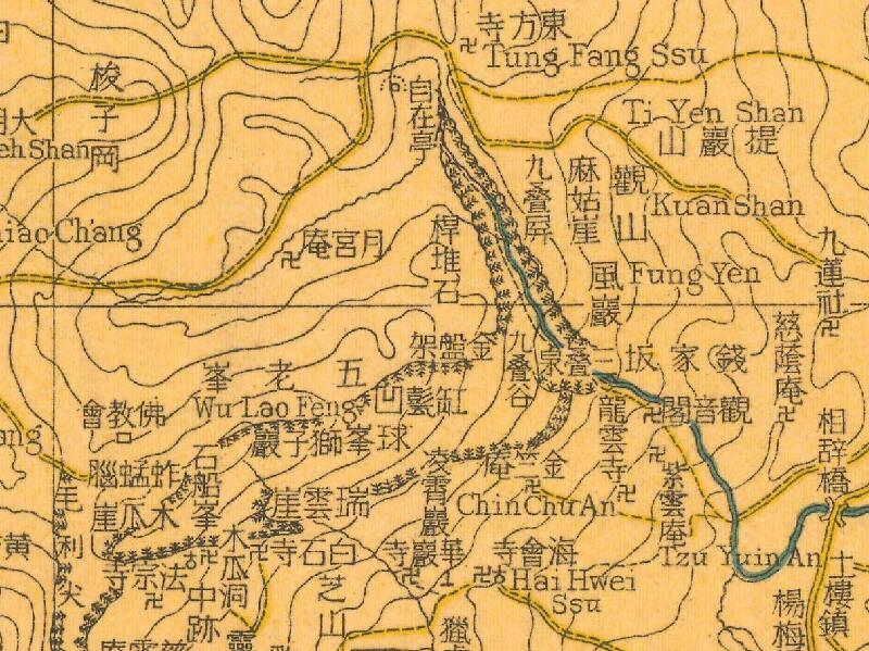 30年代《庐山全图》预览图1