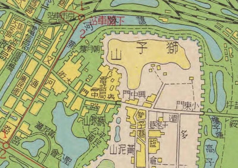 1948年《南京市街道详图》预览图1