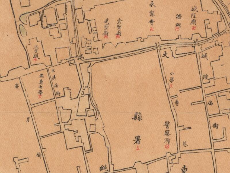 1922年《盐城县城厢图》预览图1