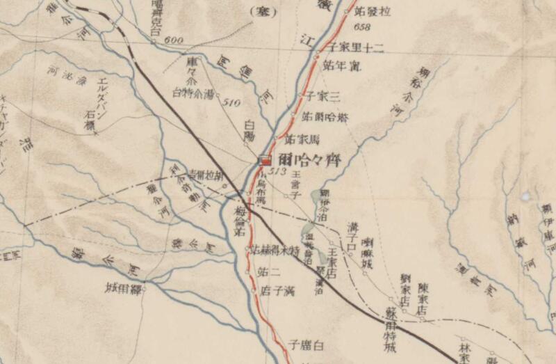 1901年《新满洲图附交通解说》预览图1