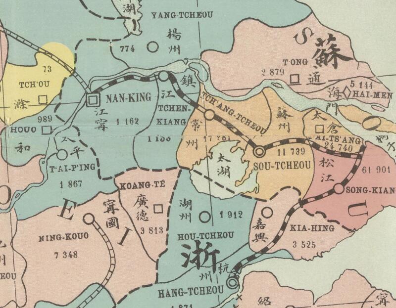 1911年《中国各府天主教图》预览图2
