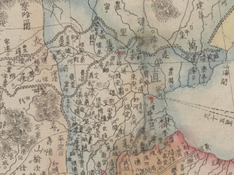 1874年《增补清国舆地及近邦全图》预览图2