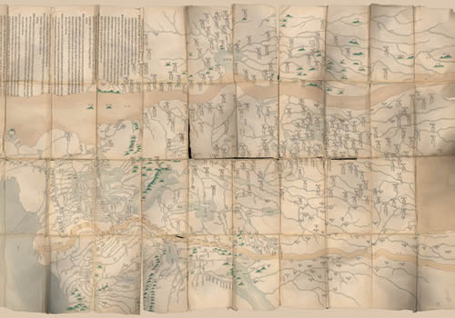 1736年《两淮盐场及四省行盐图》缩略图