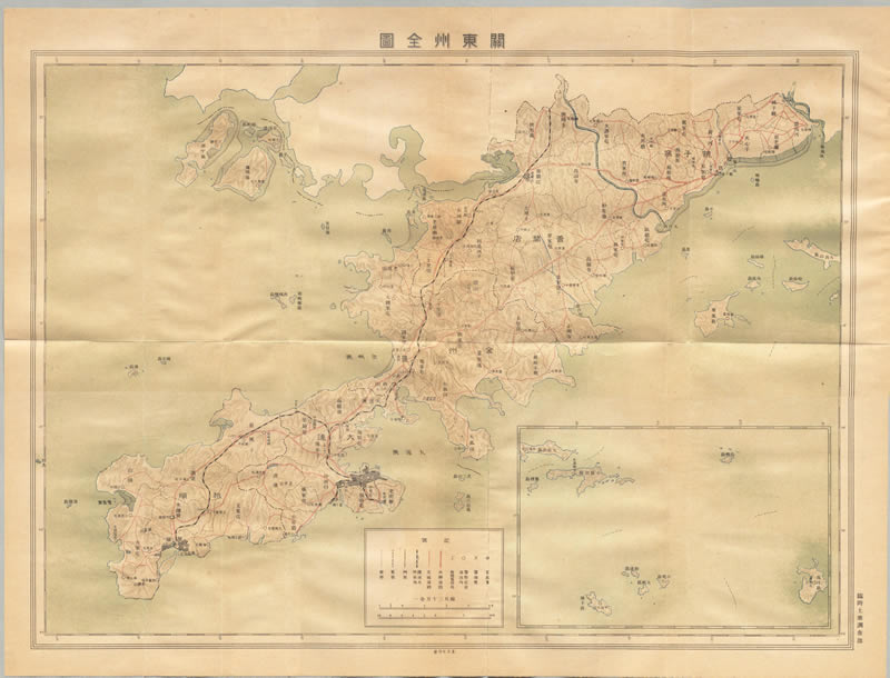 1912年《关东州全图》预览图