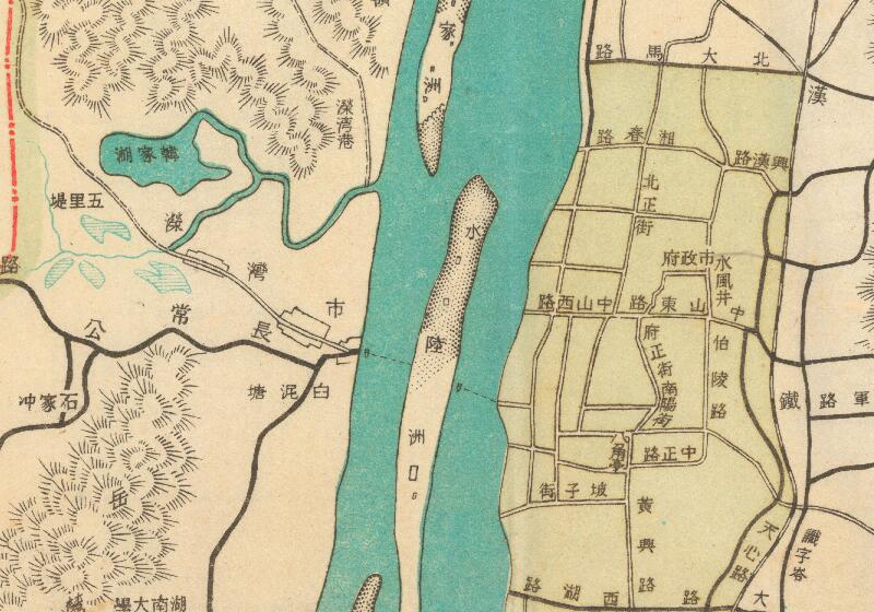 1942年《长沙市图》预览图1