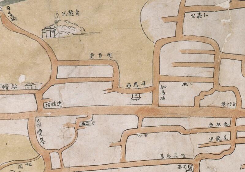 1822年《广州城西关外及十三行图》预览图1