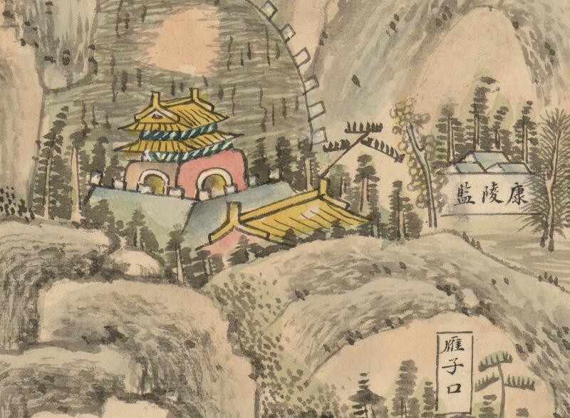 1736年后《明十三陵图》预览图1