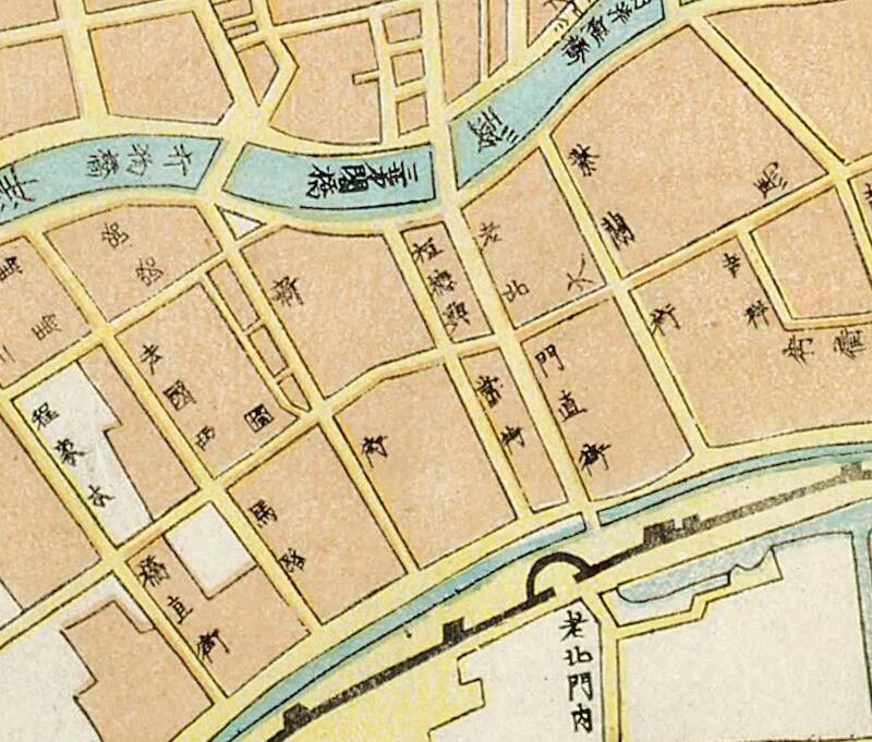 1873年日本绘《清国上海全图》预览图1