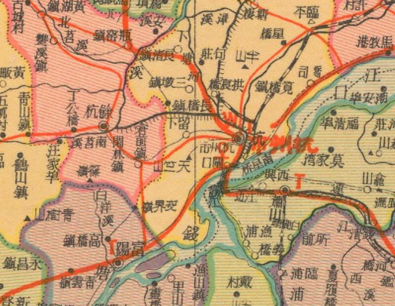 1938年《浙江省明细地图》预览图1