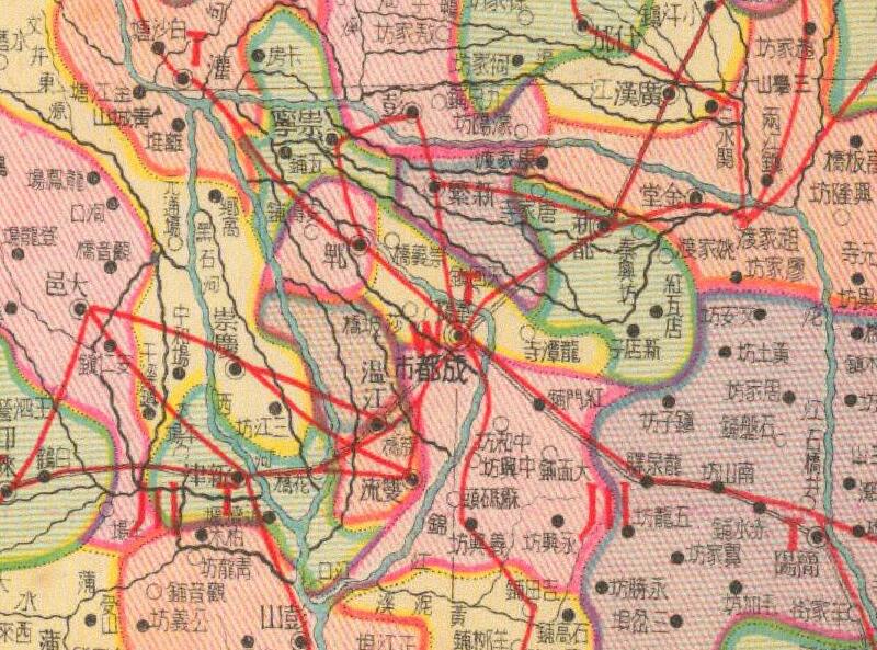 1938年《四川省明细地图》预览图1