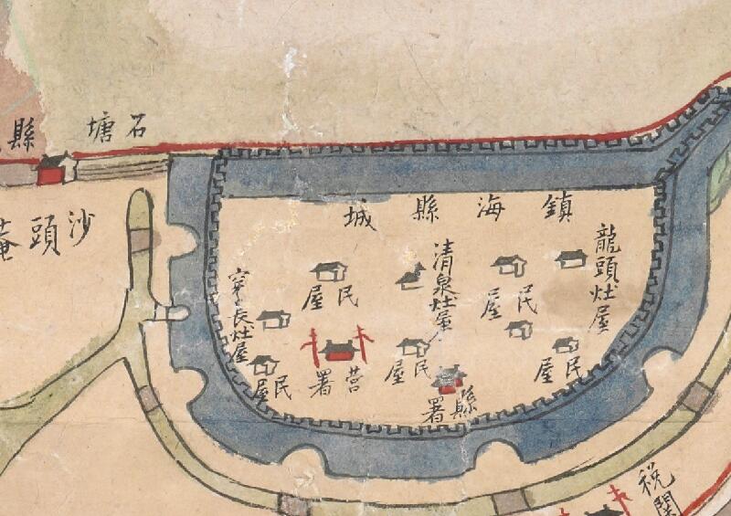 1774年《宁波府镇海县土地分类图》预览图2