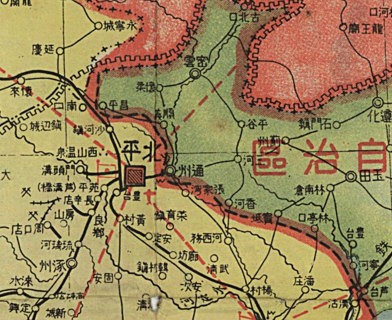 1937年《支*那事变明细地图》预览图2