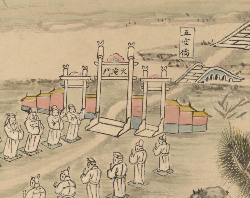 1736年后《明十三陵图》预览图2