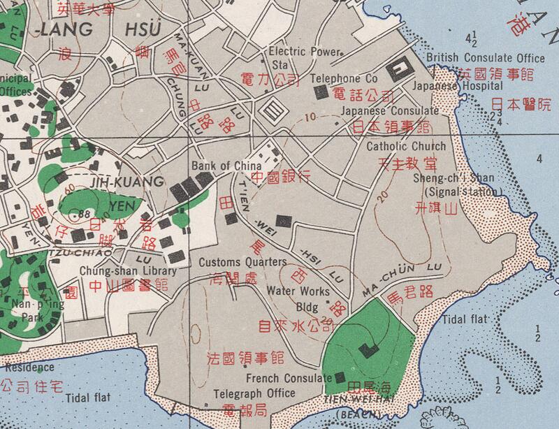 1946年《厦门地图》美军绘制版预览图2