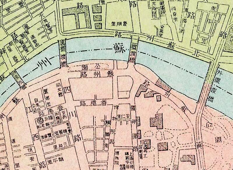 1911年《实测上海城厢租界图》预览图2