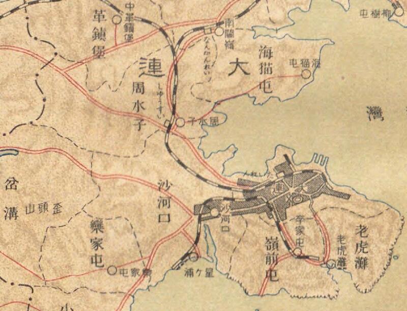 1912年《关东州全图》预览图2