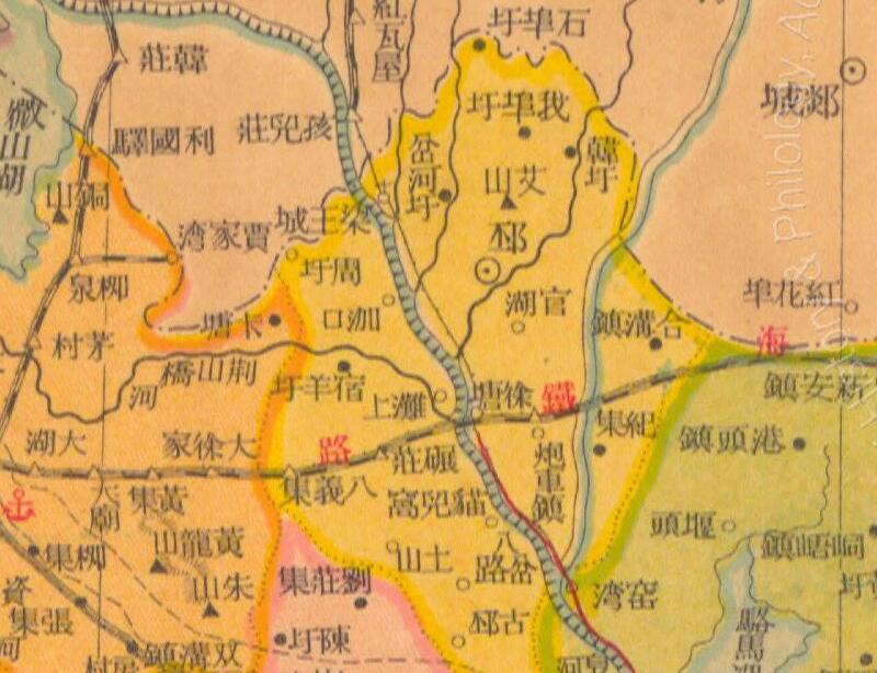 民国时期的《江苏分县新图》预览图2